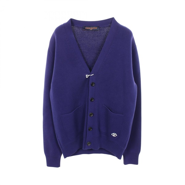 LOUIS VUITTON Pin hook cardigan ＃XS RM222M MK1 HNN12W cotton Purple Used mens