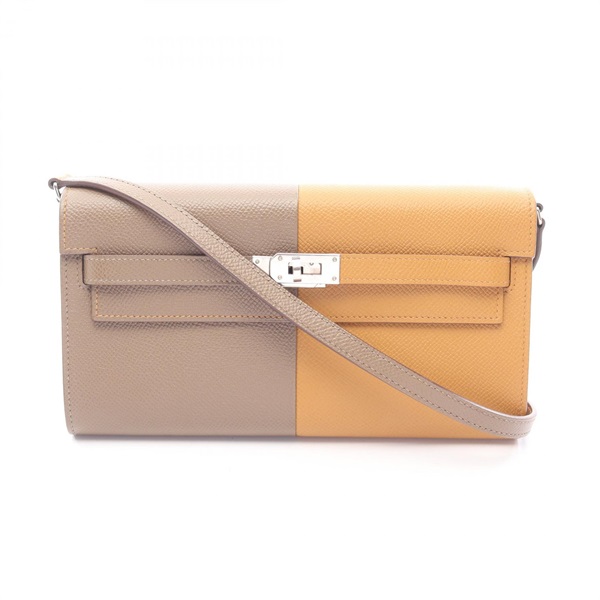 HERMES Kelly To Go Casaque Shoulder Crossbody Bag H082223CKAG Epsom leather Z