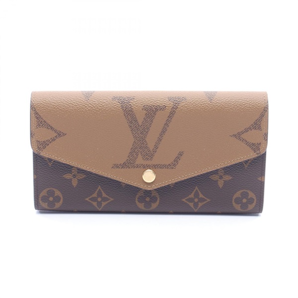 LOUIS VUITTON Portefeuille Sarah Bifold Wallet M80726 Monogram Giant Reverse LV