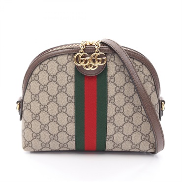 GUCCI Ophidia GG Supreme crossbody Shoulder Bag 499621 canvas leather Beige Used