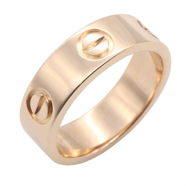 CARTIER Love Ring 18KPG Pink Rose Gold Used Unisex US size 5 #49