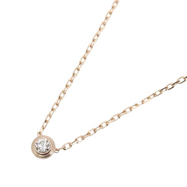 CARTIER D'amour SM Necklace Diamond 18KPG Pink Rose Gold Used women