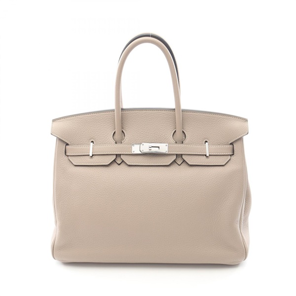 HERMES Birkin 35 Handbag N Togo leather Gris tourterelle Used SHW