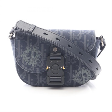 Christian Dior Saddle Tears Flap Messenger Mini Shoulder Bag 2ADCA435DDO canvas