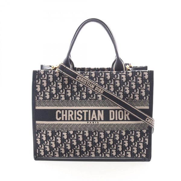 Christian Dior BOOK TOTE shoulder Tote Bag M1324CZBB_M928 Oblique Embroidery