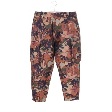 Christian Dior PETER DOIG Camouflage Cargo Pants #50 polyester Brown mens