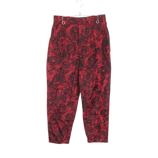 Christian Dior Pants #36 trousers silk Red Black Used mens
