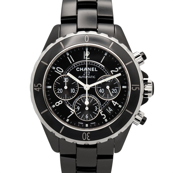 CHANEL J12 Chronograph Wrist Watch H0940 Automatic winding ceramic Used mens