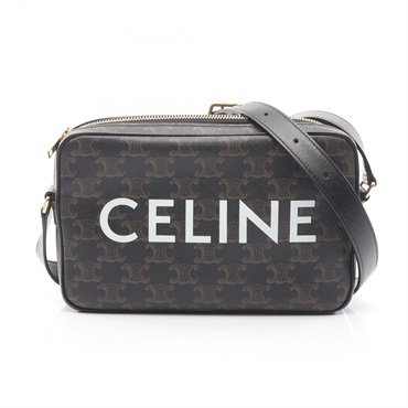 CELINE Triomphe Medium Messenger crossbody Shoulder Bag 194502CIM.38OG canvas
