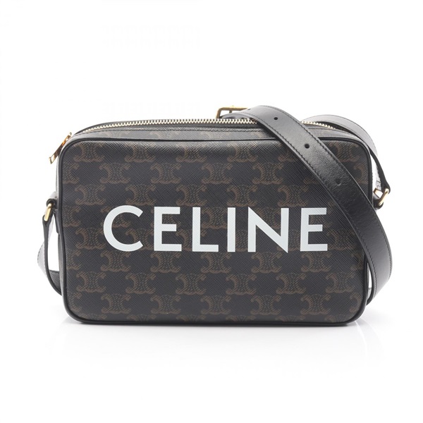 CELINE Triomphe Medium Messenger crossbody Shoulder Bag 194502CIM.38OG canvas