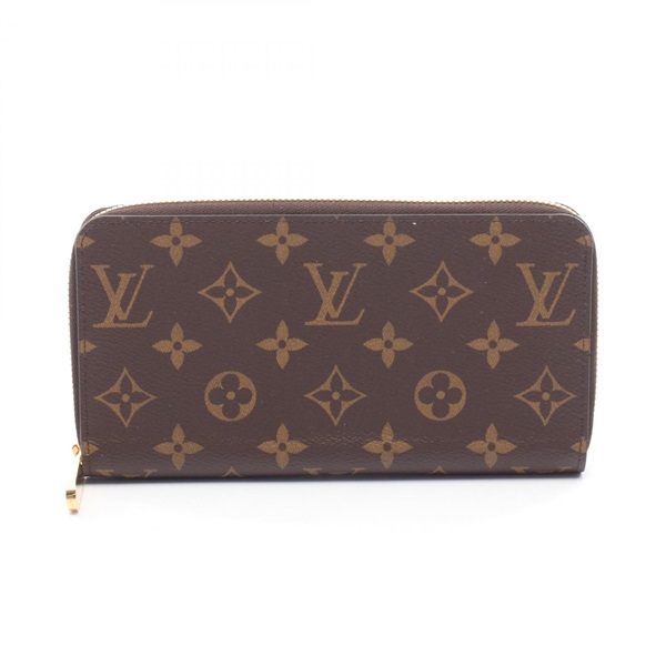 LOUIS VUITTON Zippy around long wallet M42616 Monogram canvas Brown Used unisex