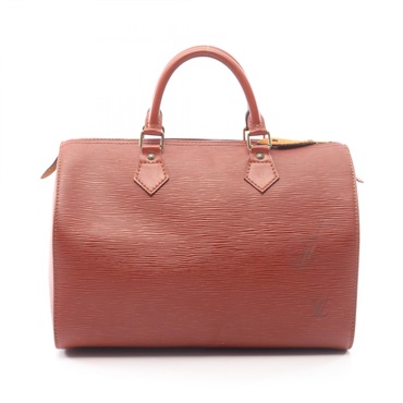 LOUIS VUITTON Speedy 30 Handbag M43003 Epi leather Brown Kenyan Fawn Used Women