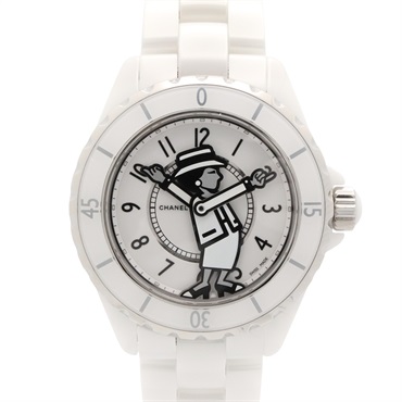 CHANEL J12 Mademoiselle Wrist Watch H5241 Automatic winding ceramic Used mens