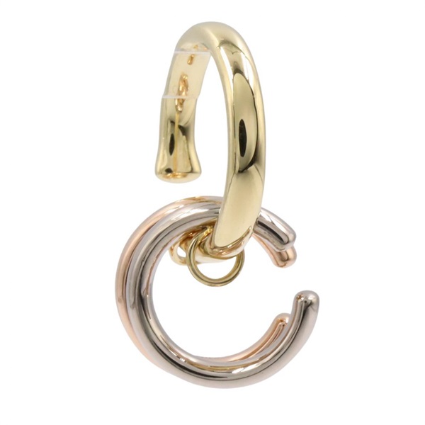 CARTIER Trinity Single earring 18KYG Yellow 18KPG Pink 18KWG Gold Used women