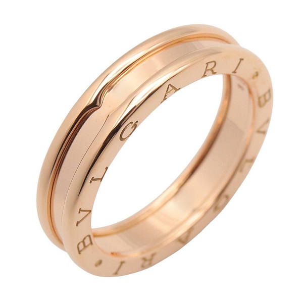 BVLGARI B.zero1 1 Band Ring 18KRG Pink Rose Gold Used Women US size #9 #60