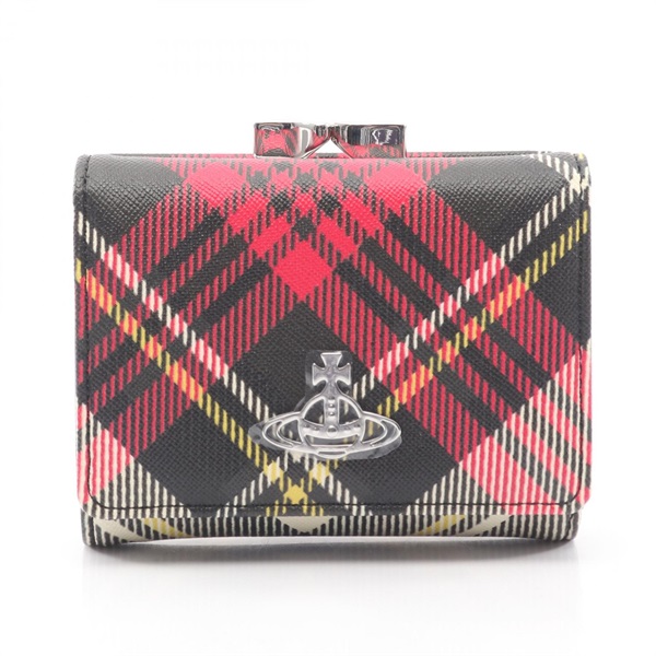 Vivienne Westwood SMALL FRAME WALLET BIOGREEN SAFFIANO PRINTED 51010018S0012O101