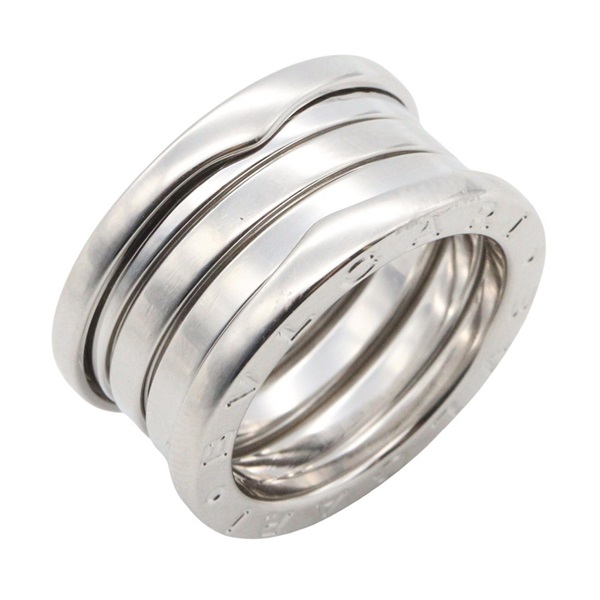 BVLGARI B.zero1 4 Bands Ring 18KWG White Gold Used Women US size #5.5 #50