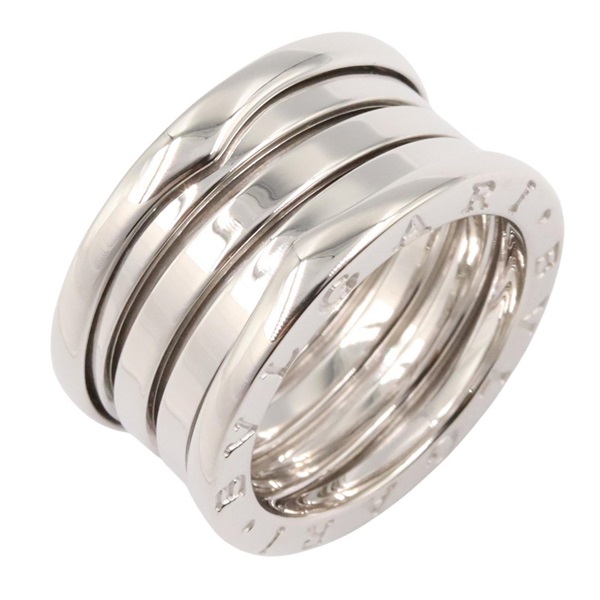 BVLGARI B.zero1 5 Bands Ring 18KWG White Gold Used Women US size #5.75 #52