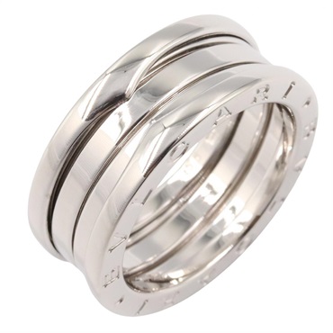 BVLGARI B.zero1 3 Bands Ring 18KWG White Gold Used Women US size #7 #55