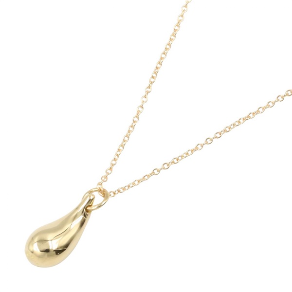 TIFFANY＆CO Teardrop Necklace Pendant 18KYG Yellow Gold Used 41㎝