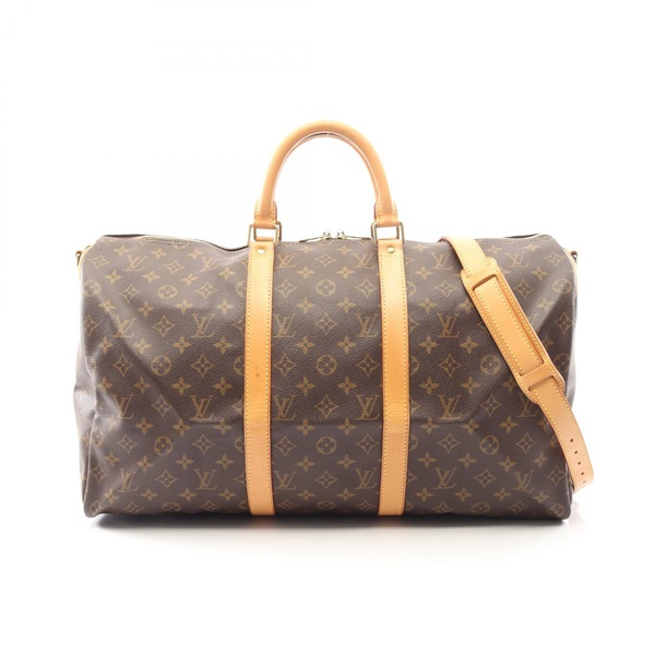 LOUIS VUITTON Keepall Bandouliere 50 travel hand bag M41416 Monogram leather