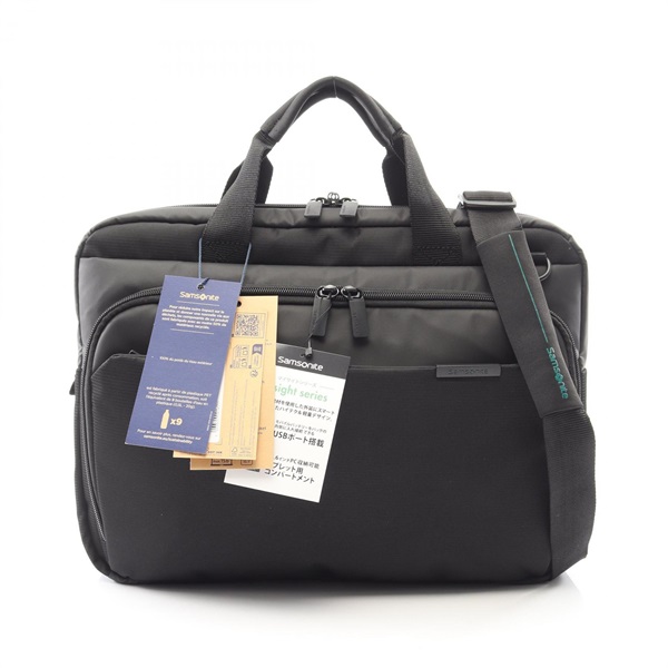 Samsonite MY SIGHT Business Shoulder Bag 1350751041 polyester Black NEW mens
