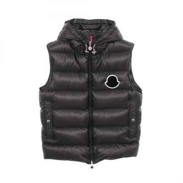 MONCLER VANOISE with hood Down vest Nylon Black #4 Used mens