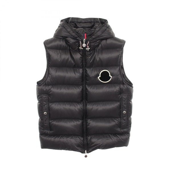 MONCLER VANOISE with hood Down vest Nylon Black #4 Used mens