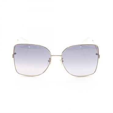 GUCCI Square Sunglasses Eyewear GG1282SA002 Gold Plated NEW Women GG