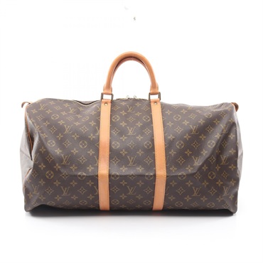 LOUIS VUITTON Keepall 55 Duffel Travel Weekender Bag M41424 Monogram Canvas Used