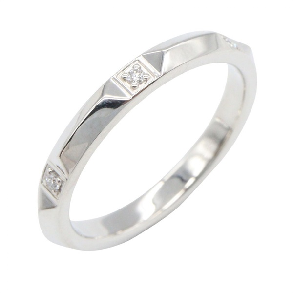 TIFFANY＆CO Trueband Diamond Ring Pt950 Platinum Used Women US Size 6.5