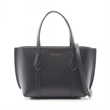 Tory Burch PERRY MINI TOTE Shoulder Hand Bag 175548001 leather Black NEW Women