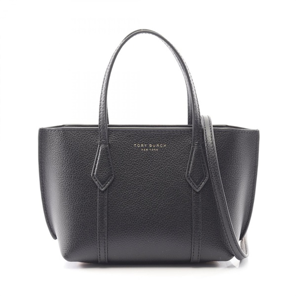 Tory Burch PERRY MINI TOTE Shoulder Hand Bag 175548001 leather Black NEW Women