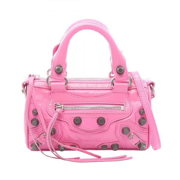 BALENCIAGA Le Cagoll Nano Duffle Crossbody Handbag 7925992AA6T5908 leather NEW