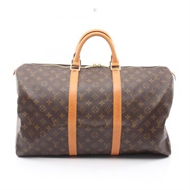 LOUIS VUITTON Keepall 50 Travel Weekender Duffel Bag M41426 Monogram Canvas Used