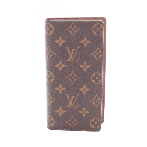 LOUIS VUITTON Portefeuille Brazza Bifold wallet purse M66540 Monogram Used LV