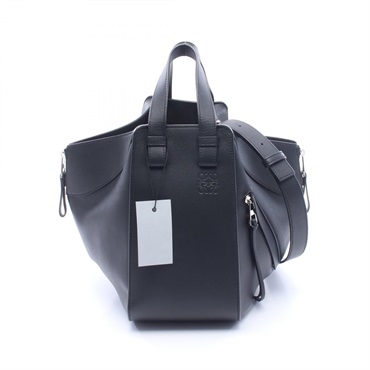 LOEWE HAMMOCK SMALL Shoulder Handbag 387.30.S351100 leather Black NEW Women