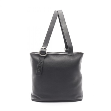 LOEWE Loop Zip Tote Shoulder Bag BB22LTTX011100 leather Black NEW mens
