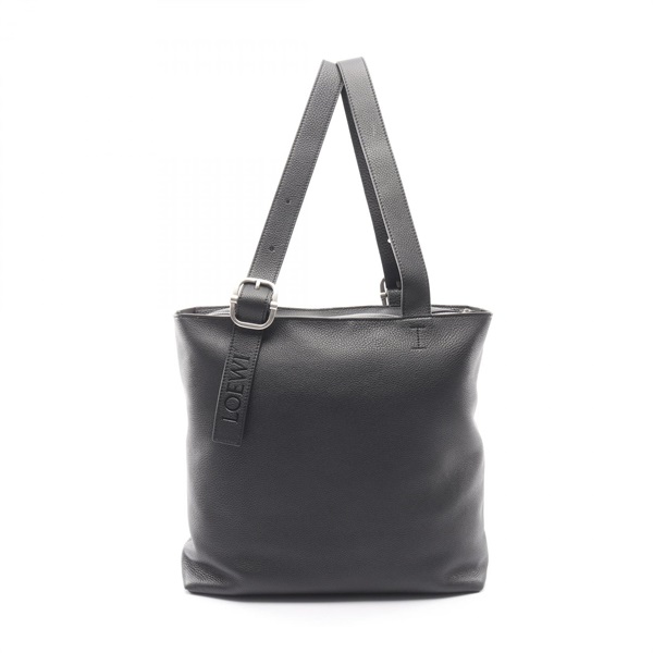 LOEWE Loop Zip Tote Shoulder Bag BB22LTTX011100 leather Black NEW mens