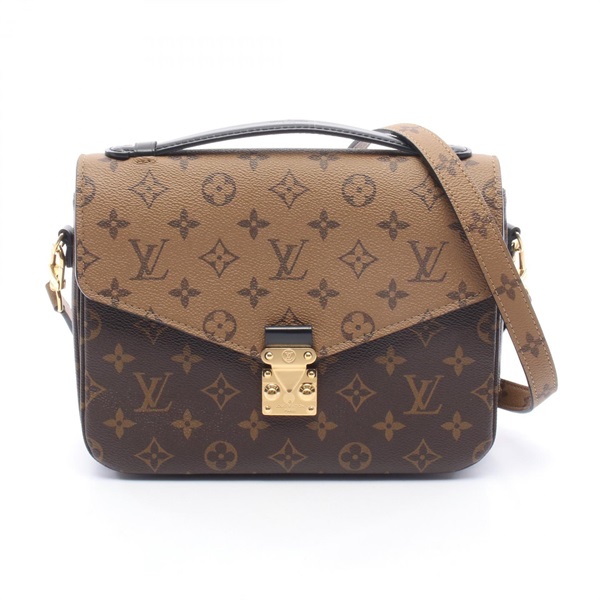LOUIS VUITTON Pochette Metis MM crossbody Handbag M44876 Monogram Reverse brown