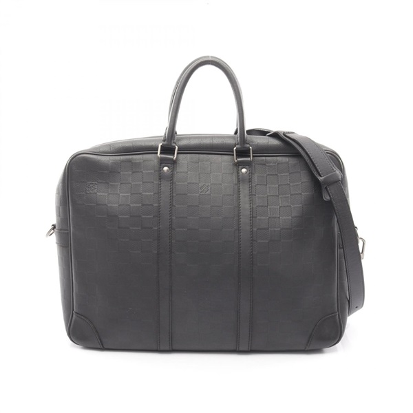 LOUIS VUITTON GM Porte Document Voyage crossbody bag Briefcase N41147 leather BK