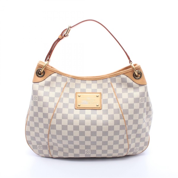 LOUIS VUITTON Galliera PM Shoulder Bag N55215 Damier Azur canvas White Used LV
