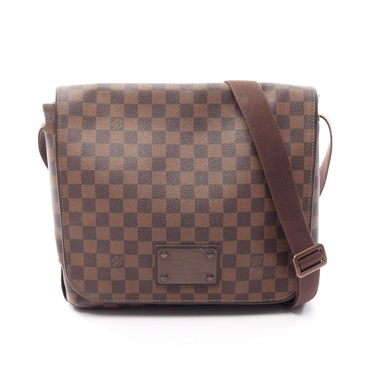 LOUIS VUITTON Brooklyn MM Shoulder Crossbody Bag N51211 Damier Ebene canvas Used