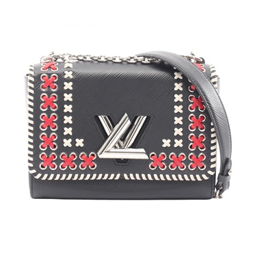 LOUIS VUITTON Twist MM Shoulder Bag M42778 Epi leather Black Red White Used
