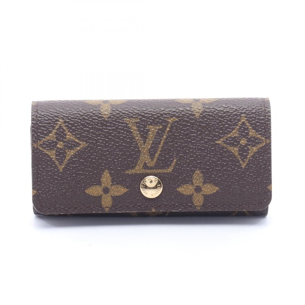 LOUIS VUITTON Multi-cles 4 key holder case M69517 Monogram Brown Used Women