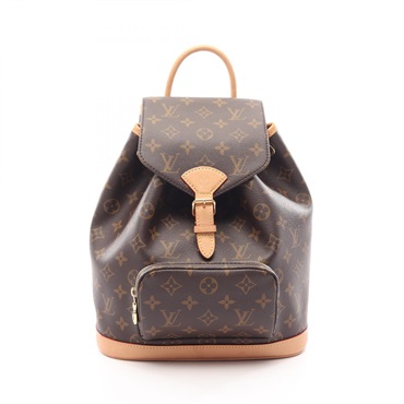 LOUIS VUITTON MontsourisPM Rucksack Backpack M11198 Monogram canvas Used Women