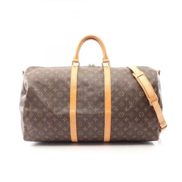 LOUIS VUITTON Keepall Bandouliere 55 travel shoulder hand bag M41414 Monogram