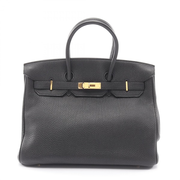 HERMES Birkin 35 Handbag Togo leather Black GHW Used Women O