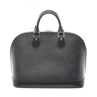 LOUIS VUITTON Alma Handbag M52142 Epi leather Black Used Women LV