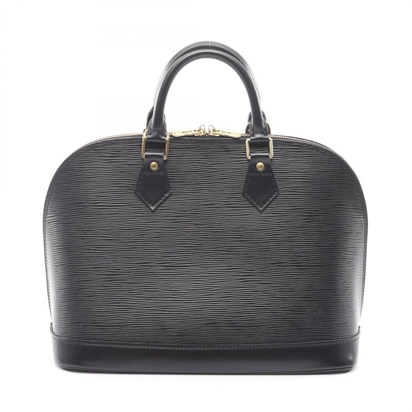 LOUIS VUITTON Alma Handbag M52142 Epi leather Black Used Women LV